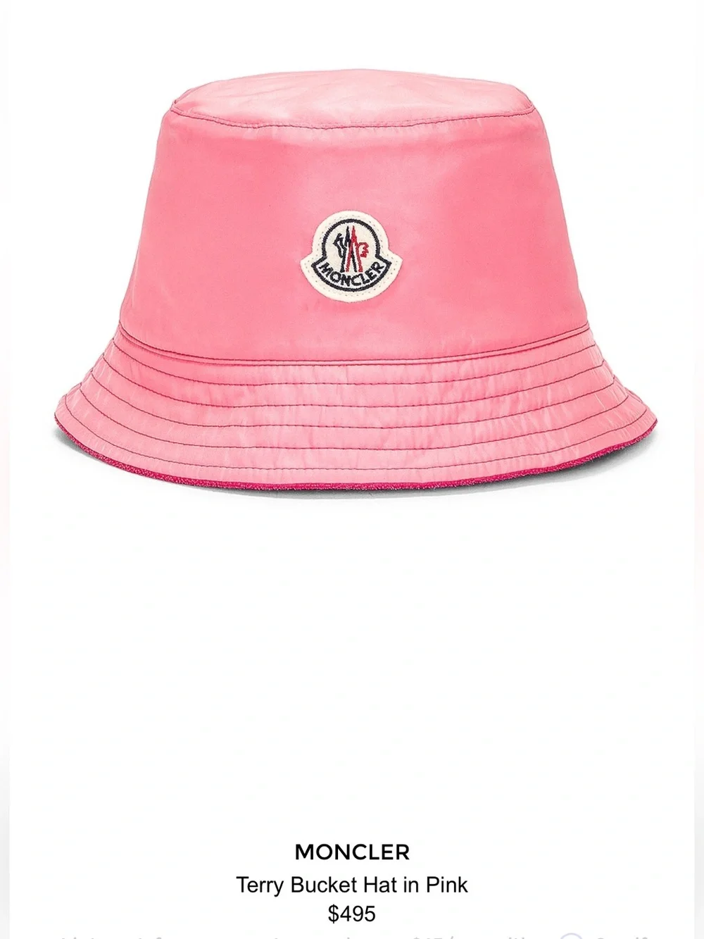 Moncler bucket hat